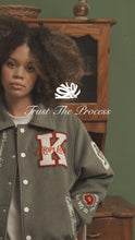 Load image into Gallery viewer, Trust the process - Kokolishi Varsity Jacket