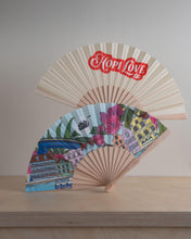 Load image into Gallery viewer, Kokolishi Bamboo Handfan - Florin Guilder print