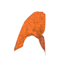 Load image into Gallery viewer, Moments double printed Kokolishi Scarf - 100% silk Orange/blue