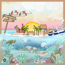 Load image into Gallery viewer, Klein Curaçao Scarf - Koko x Mermaid