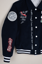 Load image into Gallery viewer, Curaçao to the World - Kokolishi Varsity Jacket