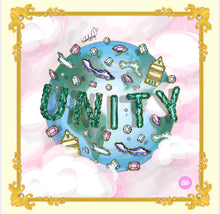 Load image into Gallery viewer, Collectors edition of 50 - "UNITY" scarf 90x90cm on 100% silk