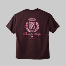 Load image into Gallery viewer, Famia pa Semper Kokolishi Tee - Aubergine and Pink
