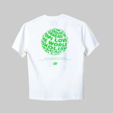 Load image into Gallery viewer, Curaçao to the world Kokolishi Tee -  Green/white
