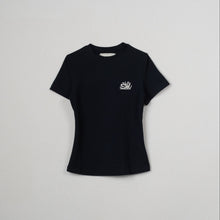 Load image into Gallery viewer, Kokolishi pegadito Women Tee - Pretu
