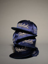 Load image into Gallery viewer, Kokolishi snapback - Navy  Satin
