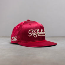 Load image into Gallery viewer, Kokolishi snapback - Red Satin
