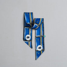 Load image into Gallery viewer, Curaçao Flag Gemstone Kokolishi twilly
