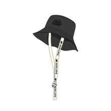 Load image into Gallery viewer, Kokolishi Bucket hat with straps - Midnight
