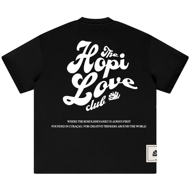KIDS The Hopi love club Kokolishi Tee - Black/White