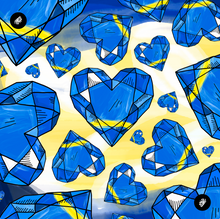 Load image into Gallery viewer, Curaçao Flag Heart - Kokolishi Scarf
