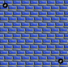 Load image into Gallery viewer, OG Curaçao Flag Gemstone - Kokolishi Scarf
