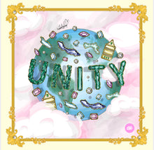 Load image into Gallery viewer, Collectors edition of 50 - &quot;UNITY&quot; scarf 90x90cm on 100% silk
